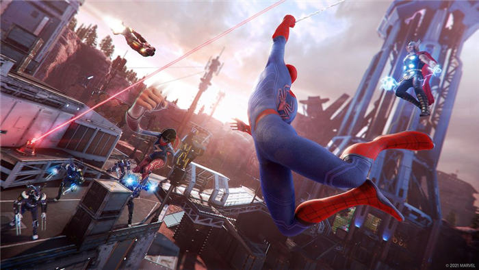 《漫威复仇者联盟》释出 PlayStation 独家超级英雄「蜘蛛人」战斗展示宣传影片 ...